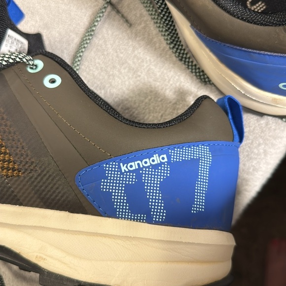 Adidas shoes men’s 13 Adidas Kanadia TR7 Brown and Blue Athletic Trail Running - Picture 9 of 12